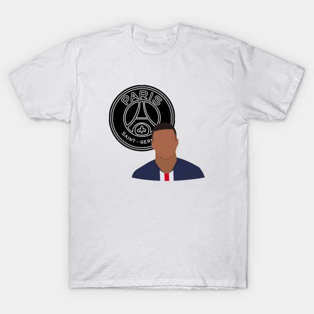 PSG Kylian Mbappe T-Shirt by OverNinthCloud